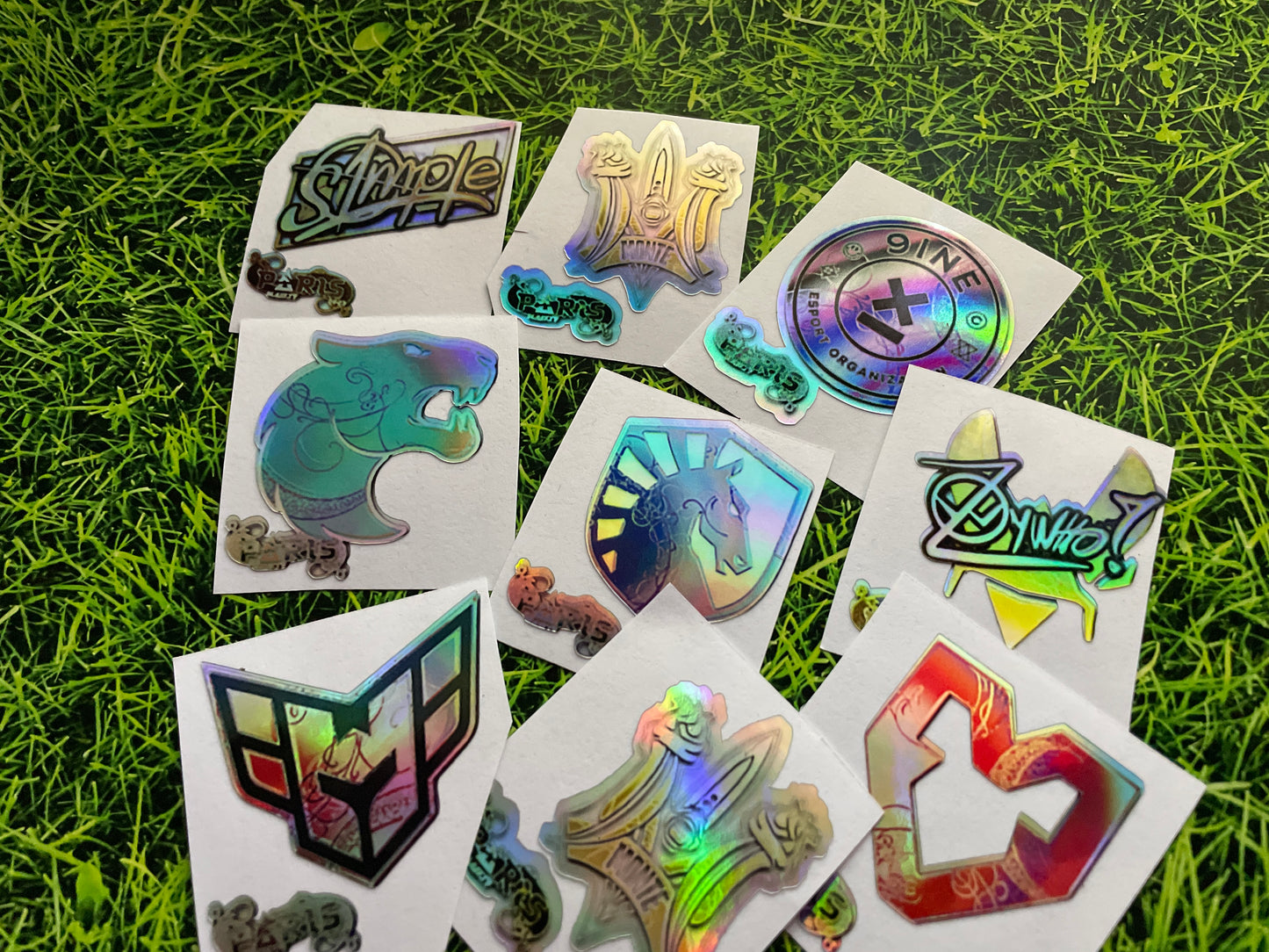 Any Paris 2023 - Stickers from CS GO in real life IRL Set - Monte , 9INE - Fnatic iBuyPower Titan sticker decal mlg counter strike Gift For Gamer