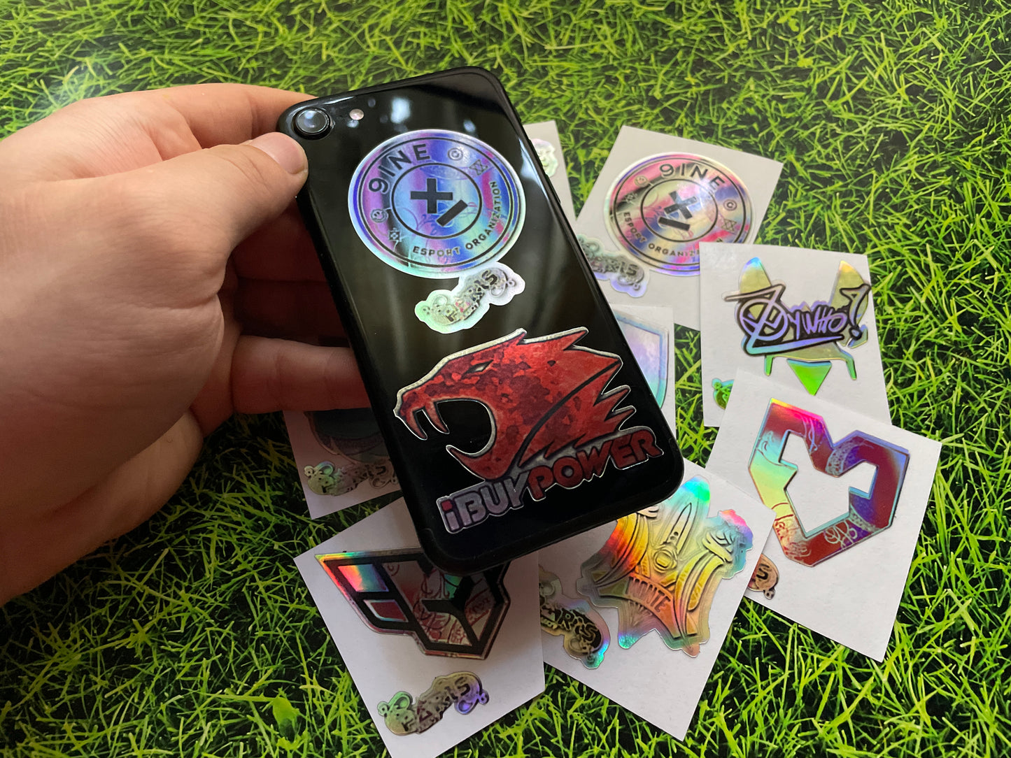 Any Paris 2023 - Stickers from CS GO in real life IRL Set - Monte , 9INE - Fnatic iBuyPower Titan sticker decal mlg counter strike Gift For Gamer
