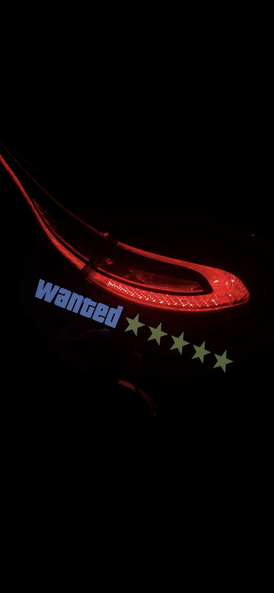Wanted Yellow Stars Electric Car Sticker by CutNinja™ - SPALAH - Collection of Glowing Led Stickers