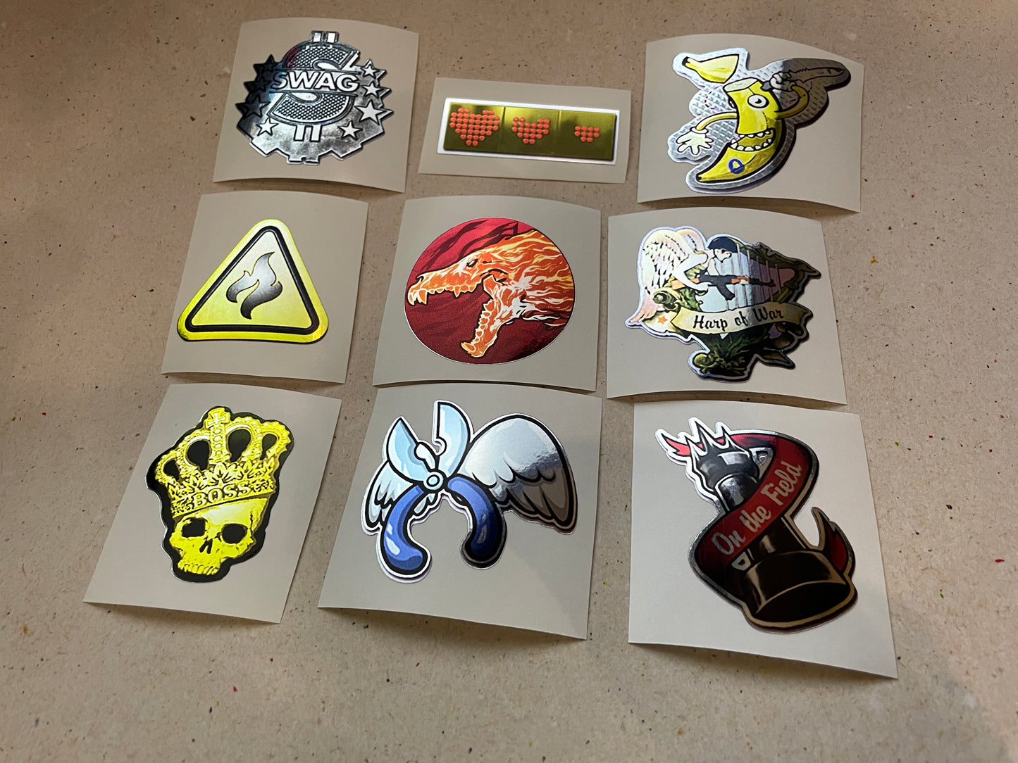 Most Expensive Set (Non-team) Stickers from CS GO in real life Set / Global Offensive decal / Sticker / Decal / Gaming csgo Gamer Gift