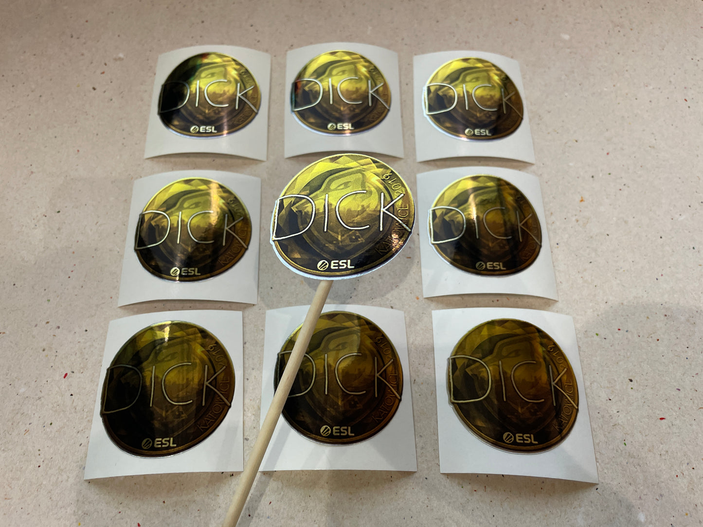 Dickstasy Signature Set - Stickers from CS GO in real life / Global Offensive decal / Sticker / Decal / Gaming csgo Gamer Gift