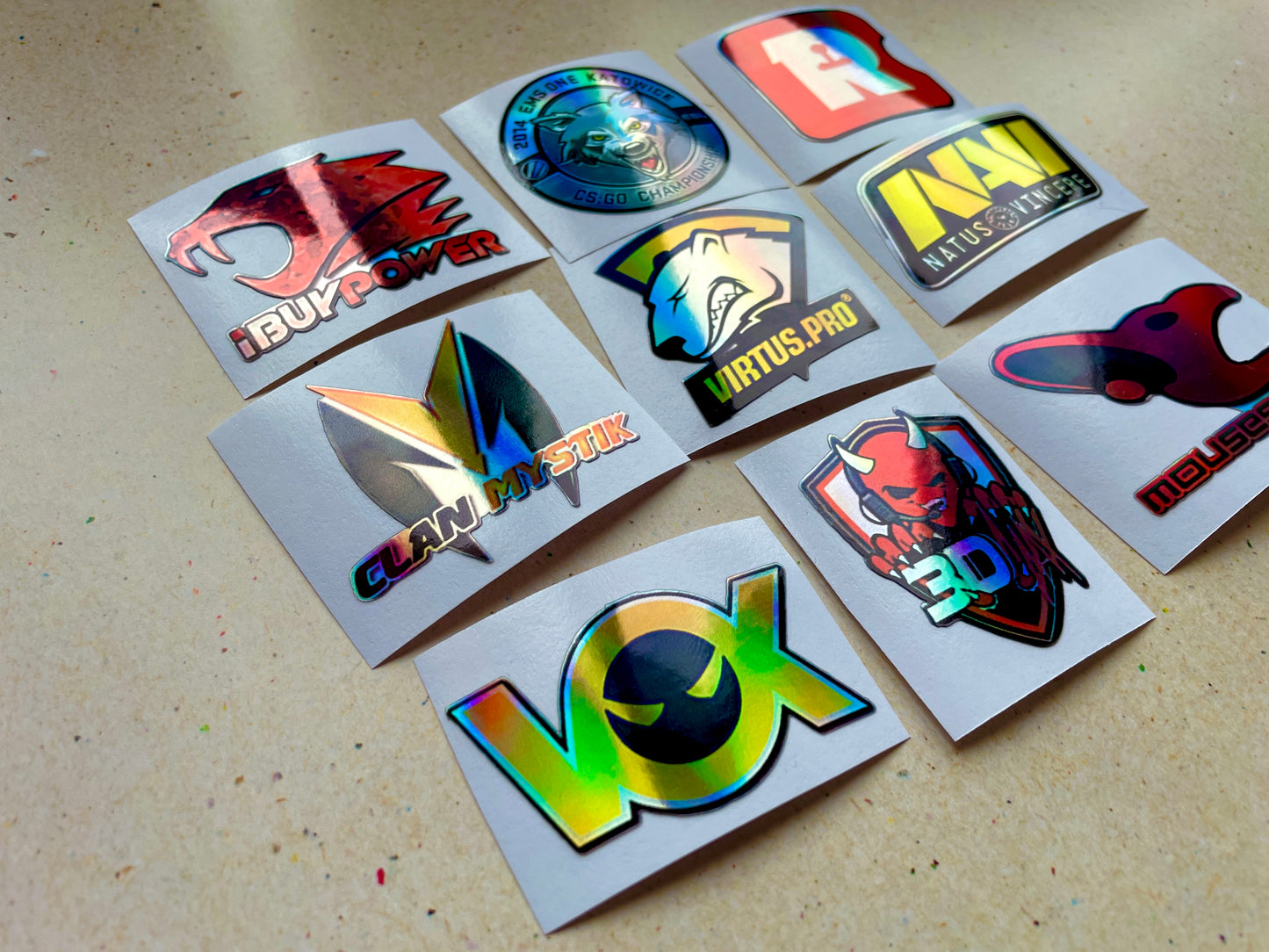 Katowice 2014 Challengers Stickers from CS GO in real life Set / Global Offensive decal / Sticker / Decal / Gaming csgo Gamer Gift