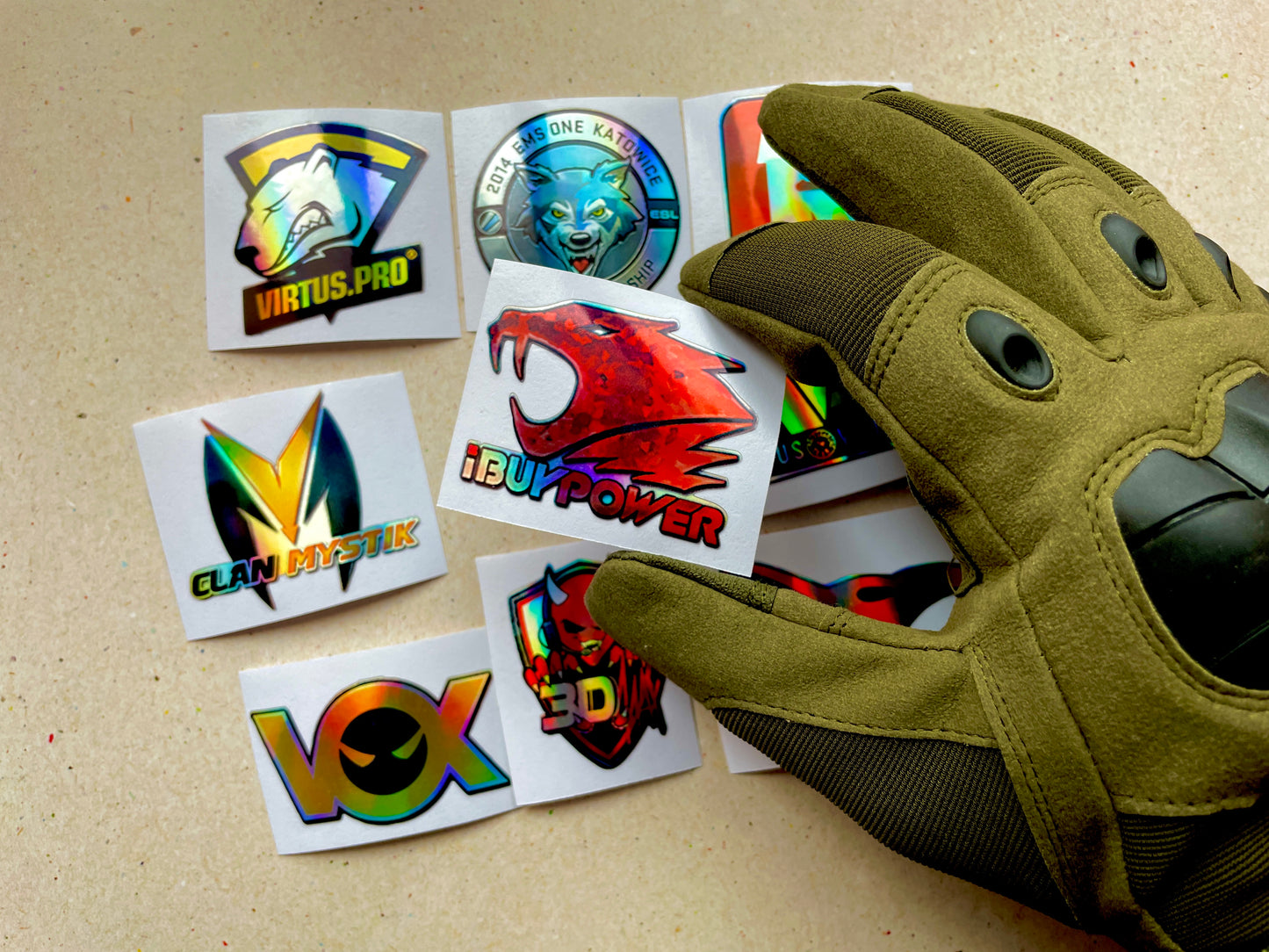 Katowice 2014 Challengers Stickers from CS GO in real life Set / Global Offensive decal / Sticker / Decal / Gaming csgo Gamer Gift