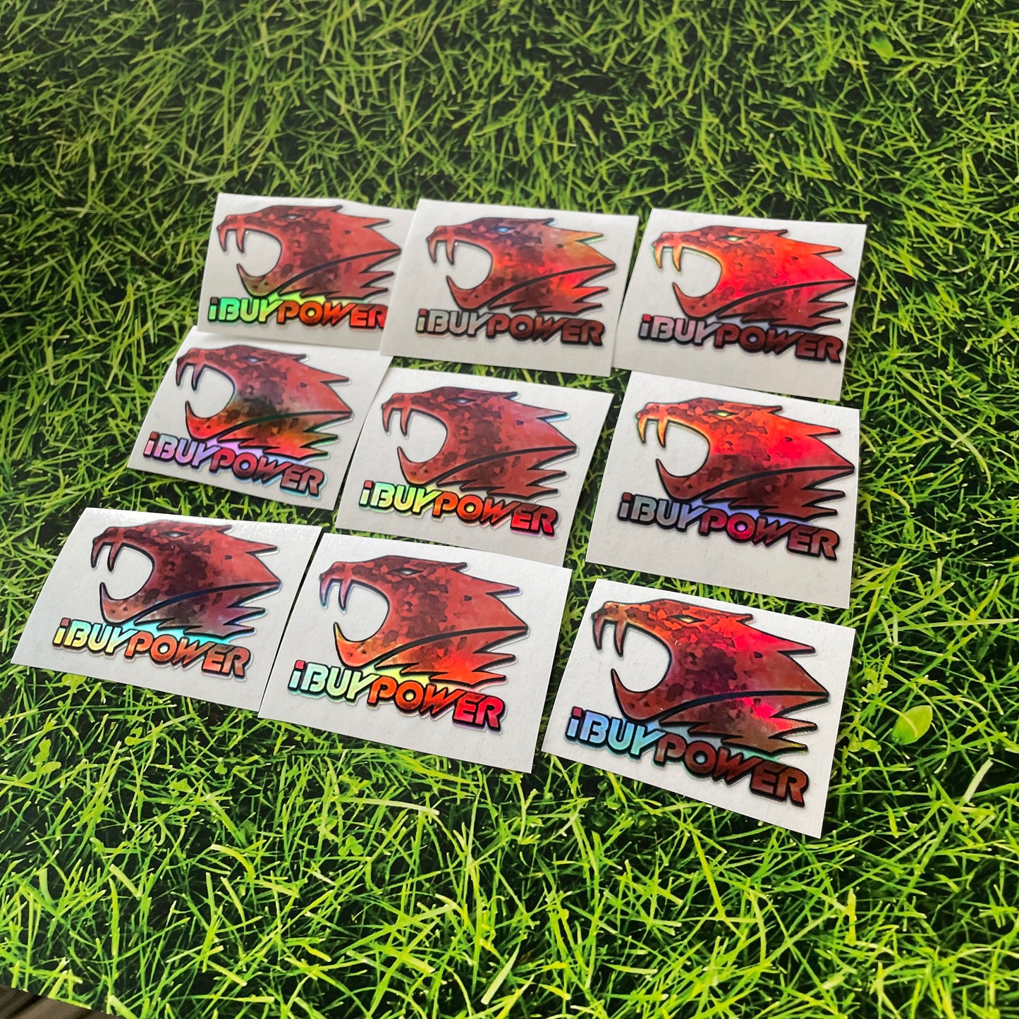 X9 iBuyPower Holo Katowice 2014 Stickers from CS GO in real life Set / Global Offensive decal / Sticker / Decal / Gaming csgo Gamer Gift