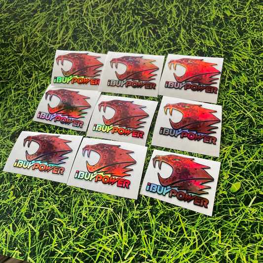 X9 iBuyPower Holo Katowice 2014 Stickers from CS GO in real life Set  / Global Offensive decal / Sticker / Decal / Gaming csgo Gamer Gift