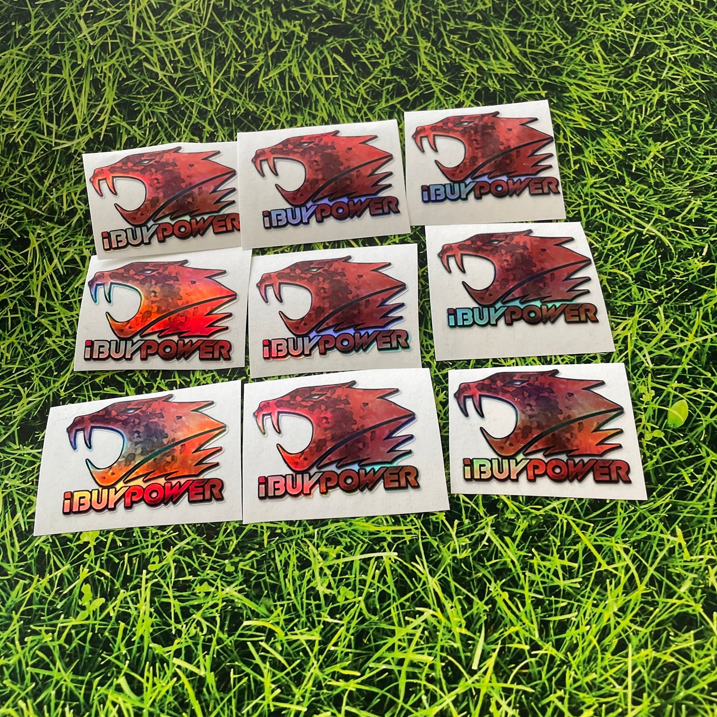 X9 iBuyPower Holo Katowice 2014 Stickers from CS GO in real life Set / Global Offensive decal / Sticker / Decal / Gaming csgo Gamer Gift