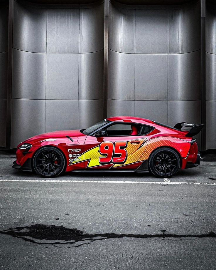 The cars movie car livery - rust eze racing vehicle graphics wrap - fits for any car