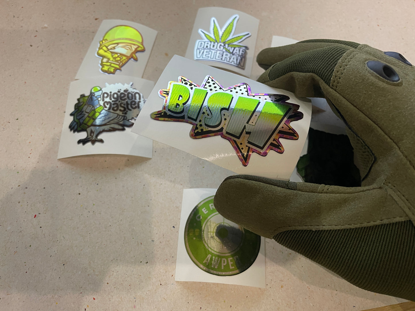 Green Set - Stickers from CS GO in real life / Global Offensive decal / Sticker / Decal / Gaming csgo Gamer Gift