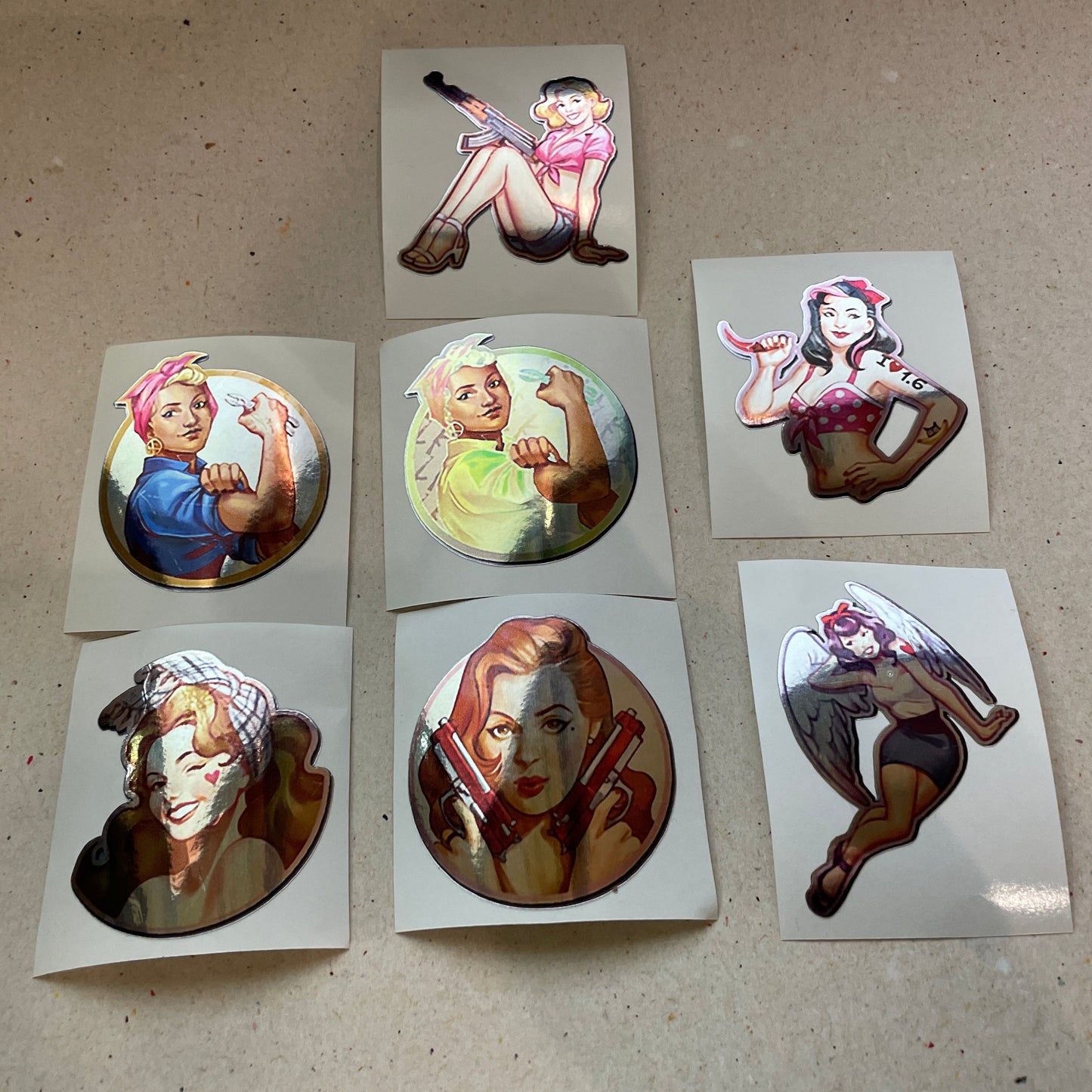 Pinups Set - Stickers from CS GO in real life / Global Offensive decal / Sticker / Decal / Gaming csgo Gamer Gift