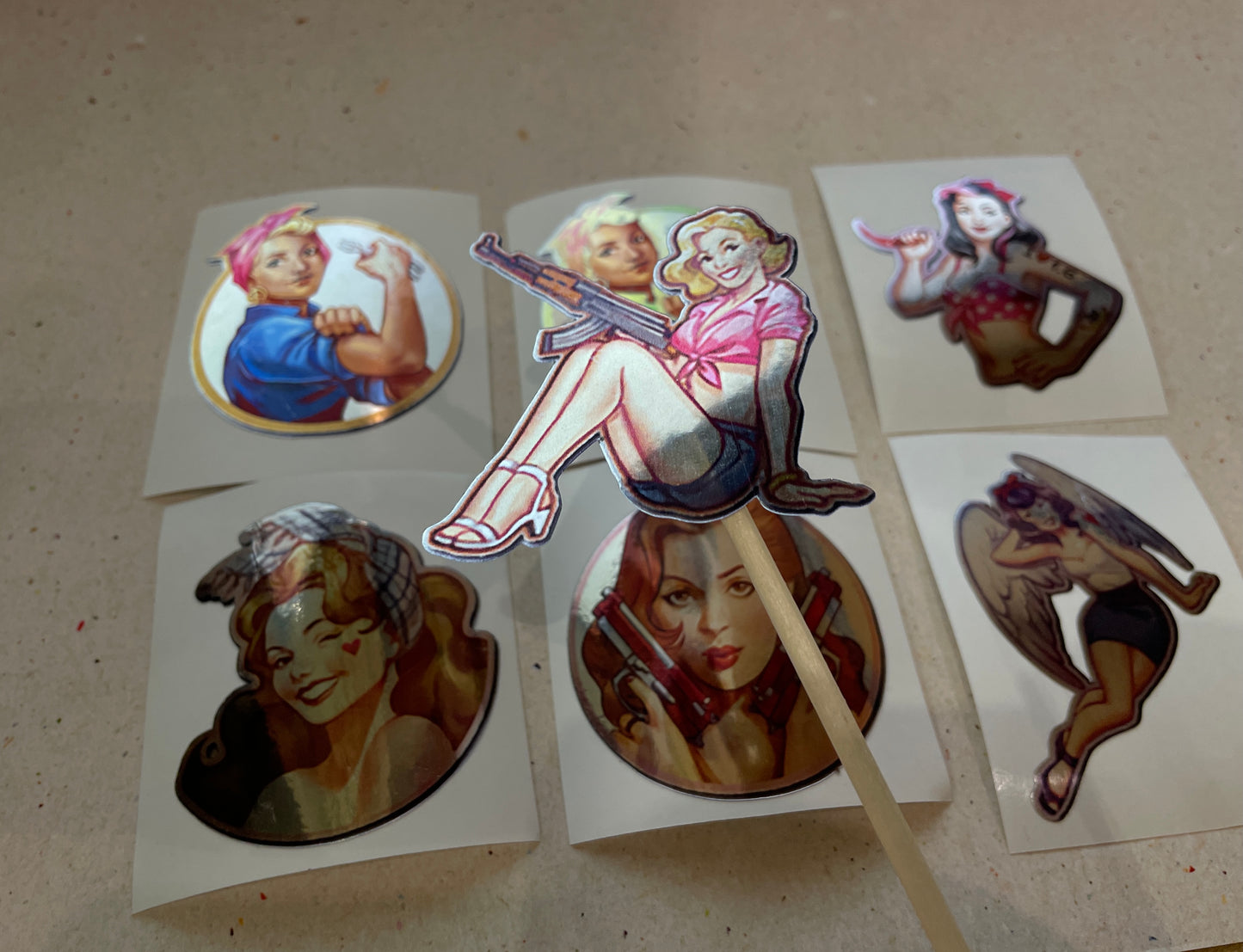 Pinups Set - Stickers from CS GO in real life / Global Offensive decal / Sticker / Decal / Gaming csgo Gamer Gift