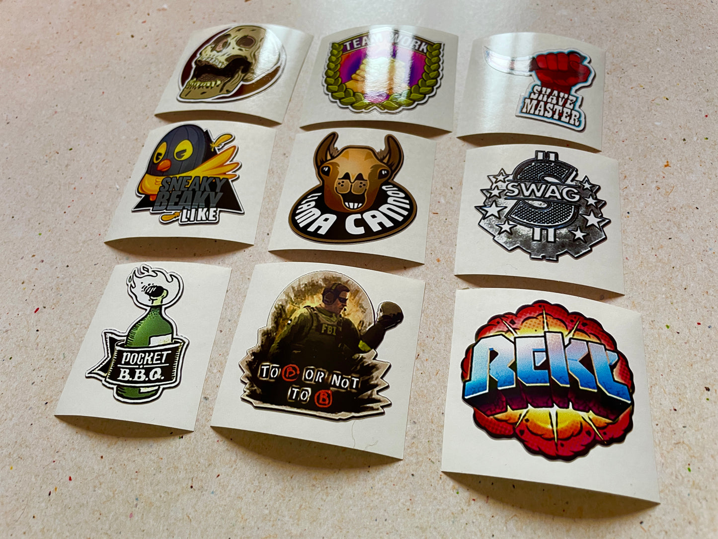 Comminity Series 1 Set - Stickers from CS GO in real life / Global Offensive decal / Sticker / Decal / Gaming csgo Gamer Gift