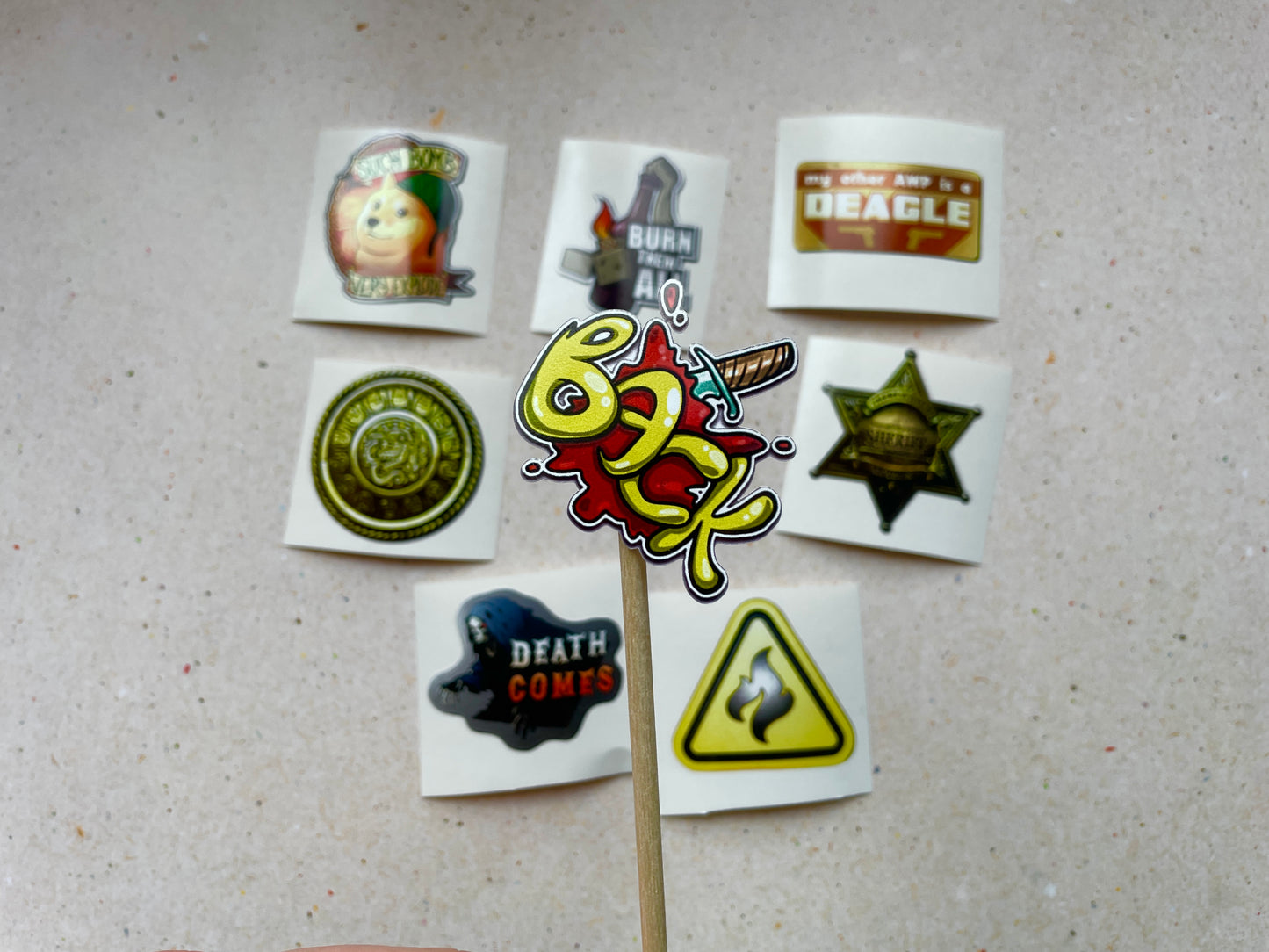 Community Series 1 Set - Stickers from CS GO in real life / Global Offensive decal / Sticker / Decal / Gaming csgo Gamer Gift