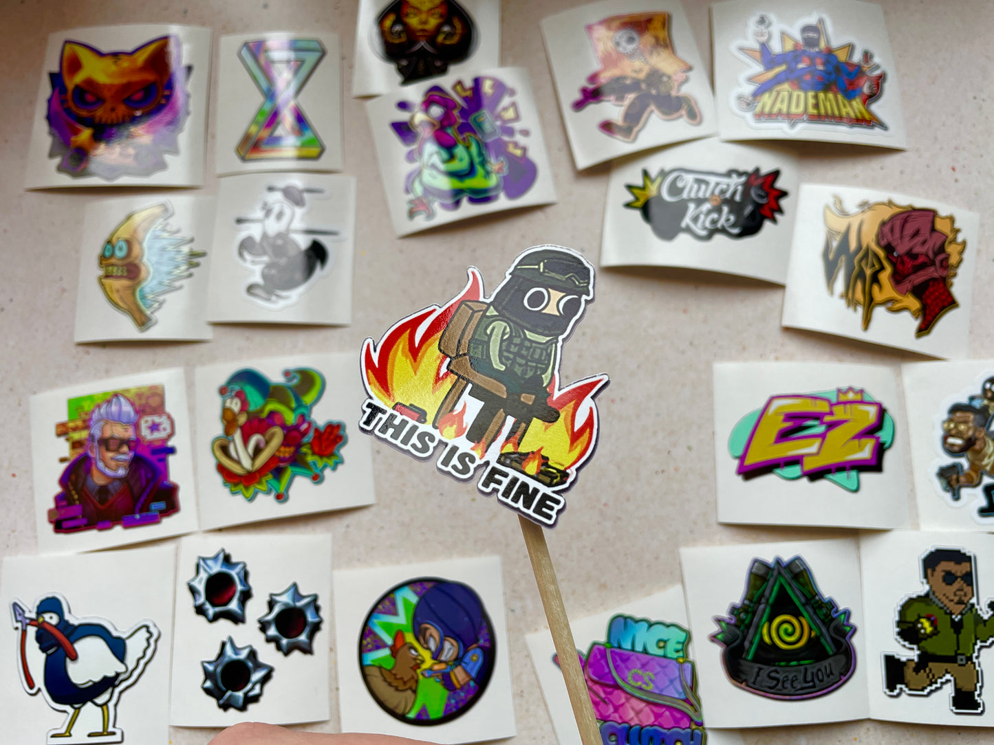 2022 Community Set - Stickers from CS GO in real life / Global Offensive decal / Sticker / Decal / Gaming csgo Gamer Gift