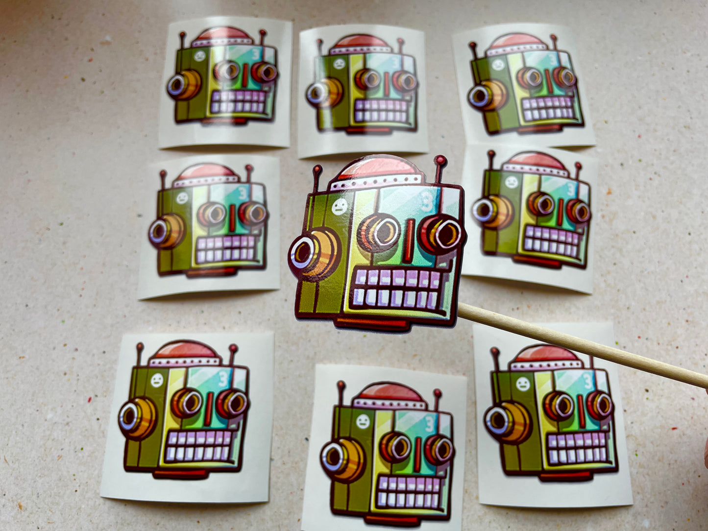 x9 Robo Set - Stickers from CS GO in real life / Global Offensive decal / Sticker / Decal / Gaming csgo Gamer Gift