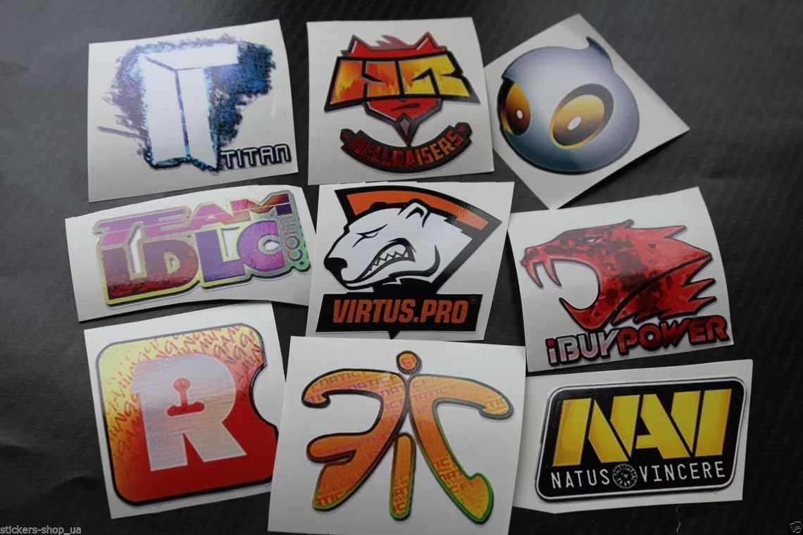 Any Katowice 2014 Stickers from CS GO in real life IRL Set Titan sticker decal mlg counter strike gaming  - Gift For Gamer - esports gaming