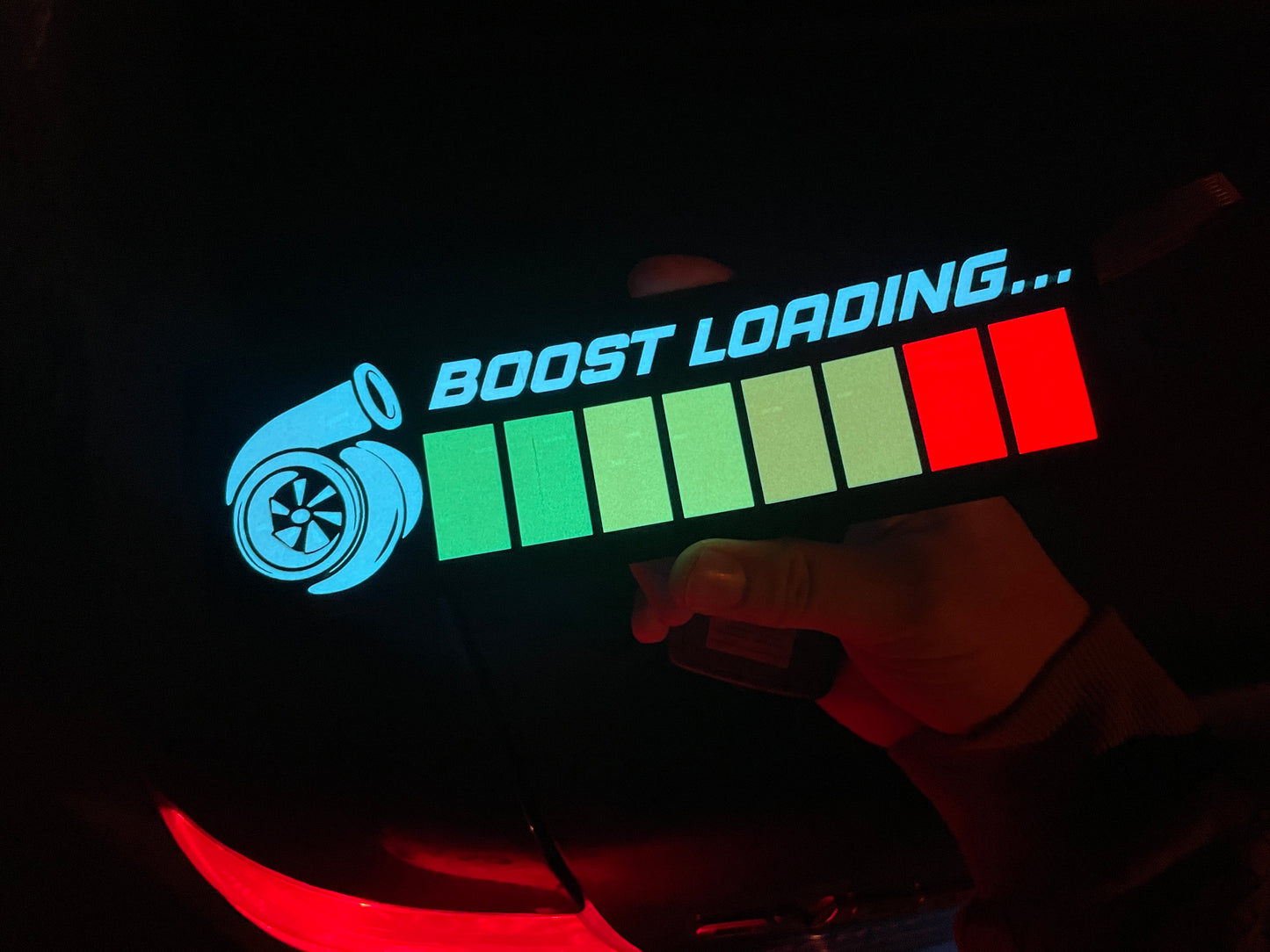 Boost Loading Electric Car Sticker by CutNinja™ - SPALAH - Collection of Glowing Led Stickers