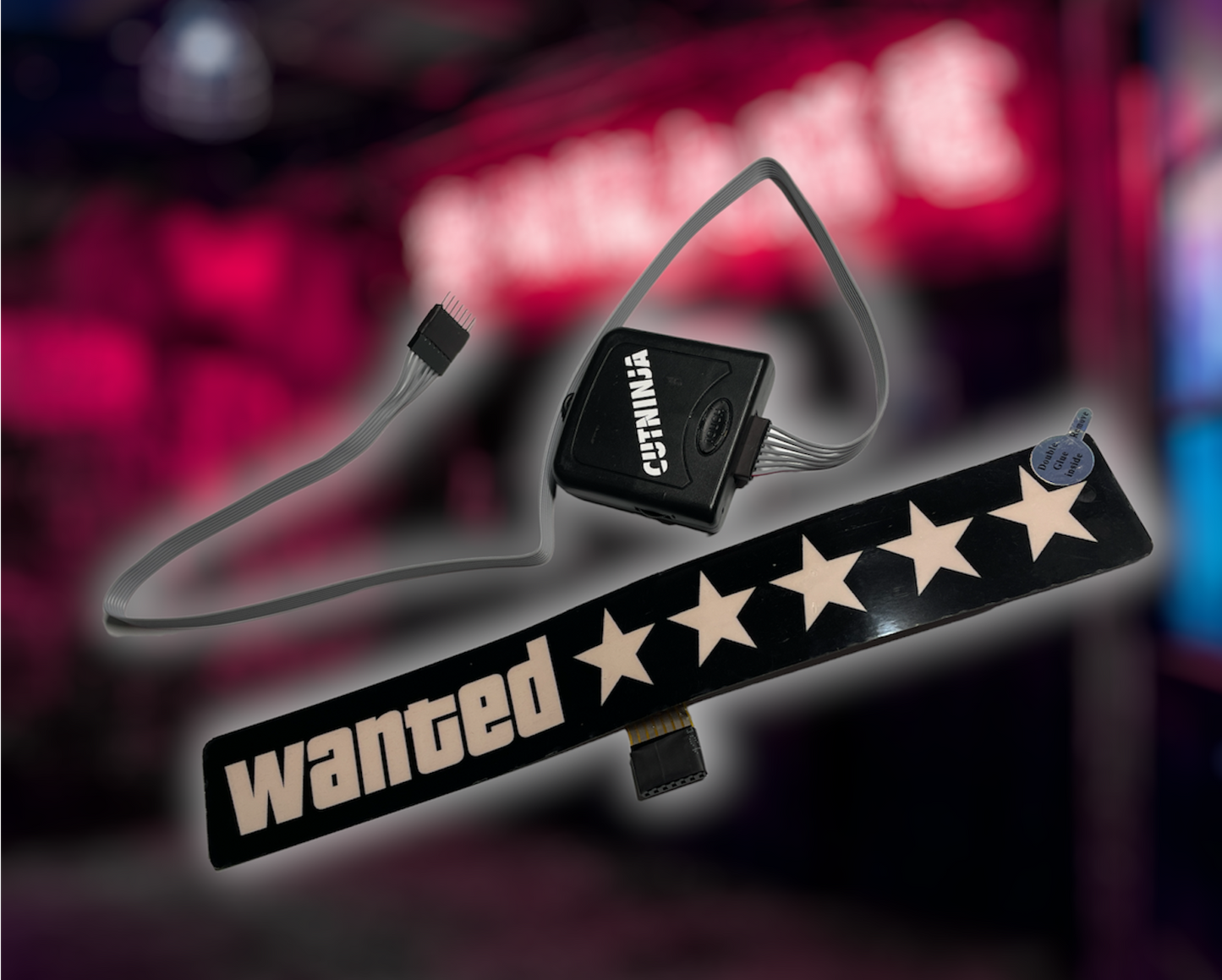 Wanted Electric Car Sticker by CutNinja™ - SPALAH - Collection of Glowing Led Stickers