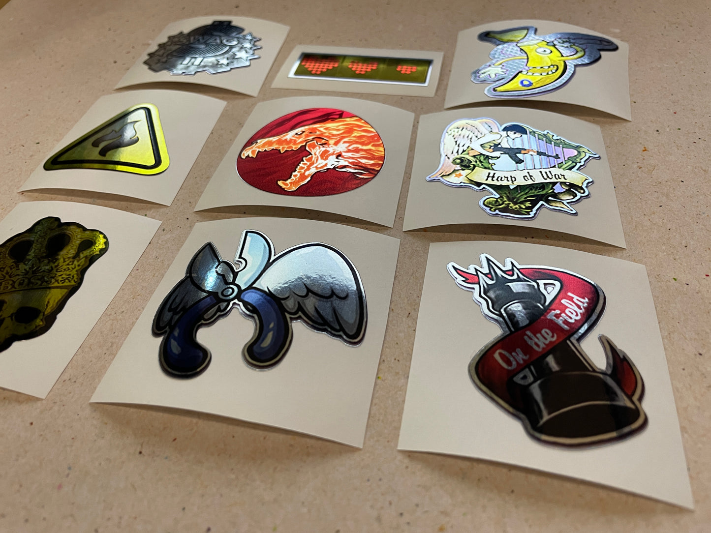 Most Expensive Set (Non-team) Stickers from CS GO in real life Set  / Global Offensive decal / Sticker / Decal / Gaming csgo Gamer Gift