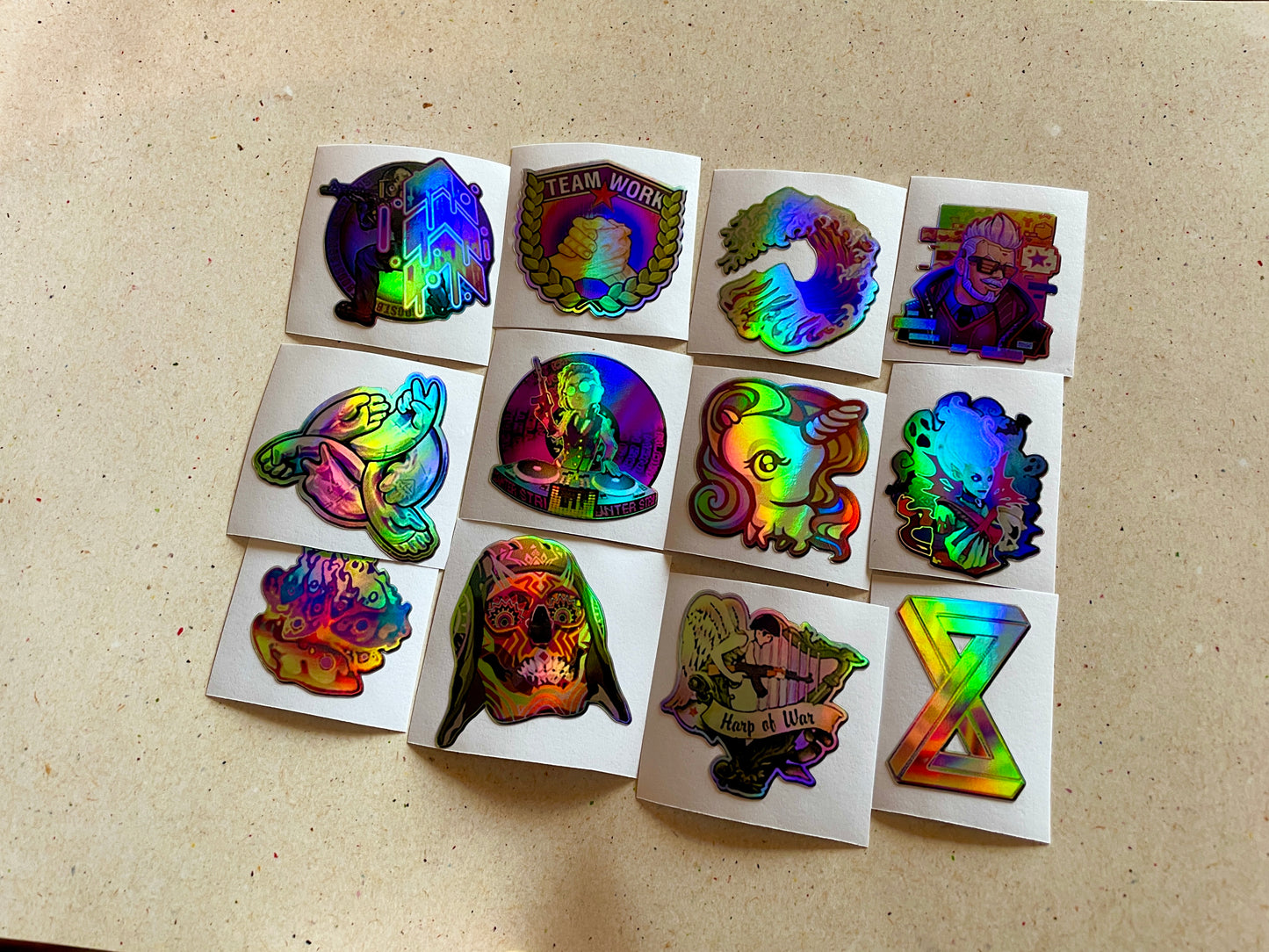 Juicy Holo Set - Stickers from CS GO in real life / Global Offensive decal / Sticker / Decal / Gaming csgo Gamer Gift