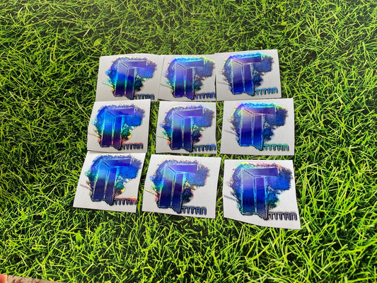X9 Titan Holo/Foil Katowice 2014 Stickers from CS GO in real life Set  / Global Offensive decal / Sticker / Decal / Gaming / csgo Gamer Gift